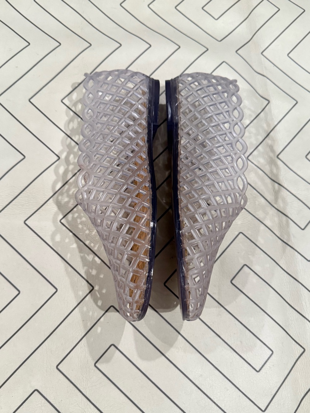 Steve Madden Grove Clear Jelly Flat - Picture 6 of 12